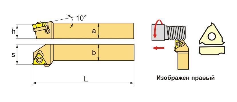 Державки резьбовые